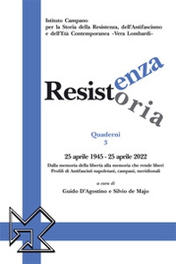 Resistenza resistoria: 25 aprile 1945-25 aprile 2022. Dalla memoria della libertà alla memoria che rende liberi. Profili di antifascisti napoletani, campani, meridionali - Librerie.coop