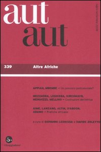 Aut aut - Vol. 339 - Librerie.coop Aut aut - Vol. 339 - Librerie.coop