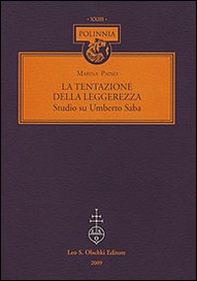 La tentazione della leggerezza. Studio su Umberto Saba - Librerie.coop