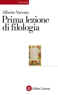 Prima lezione di filologia - Librerie.coop