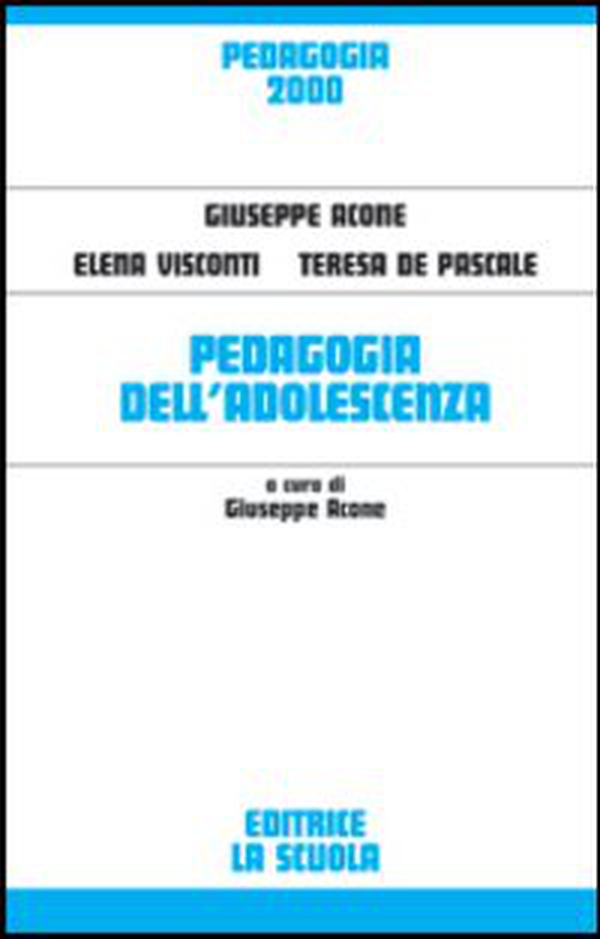 Pedagogia dell'adolescenza - Librerie.coop Pedagogia dell'adolescenza - Librerie.coop