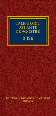 Calendario atlante De Agostini 2026 - Librerie.coop