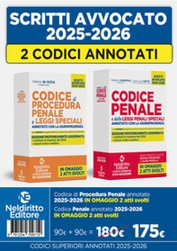 Kit codice penale e codice di procedura penale annotato con la giurisprudenza per l'esame di avvocato 2025-2026 - Librerie.coop Kit codice penale e codice di procedura penale annotato con la giurisprudenza per l'esame di avvocato 2025-2026 - Librerie.coop
