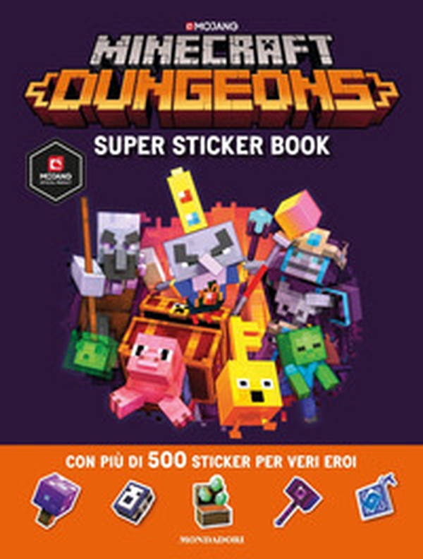 Minecraft Dungeons. Super sticker book - Librerie.coop Minecraft Dungeons. Super sticker book - Librerie.coop