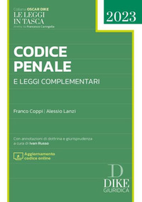 Codice penale e leggi complementari 2023 - Librerie.coop Codice penale e leggi complementari 2023 - Librerie.coop