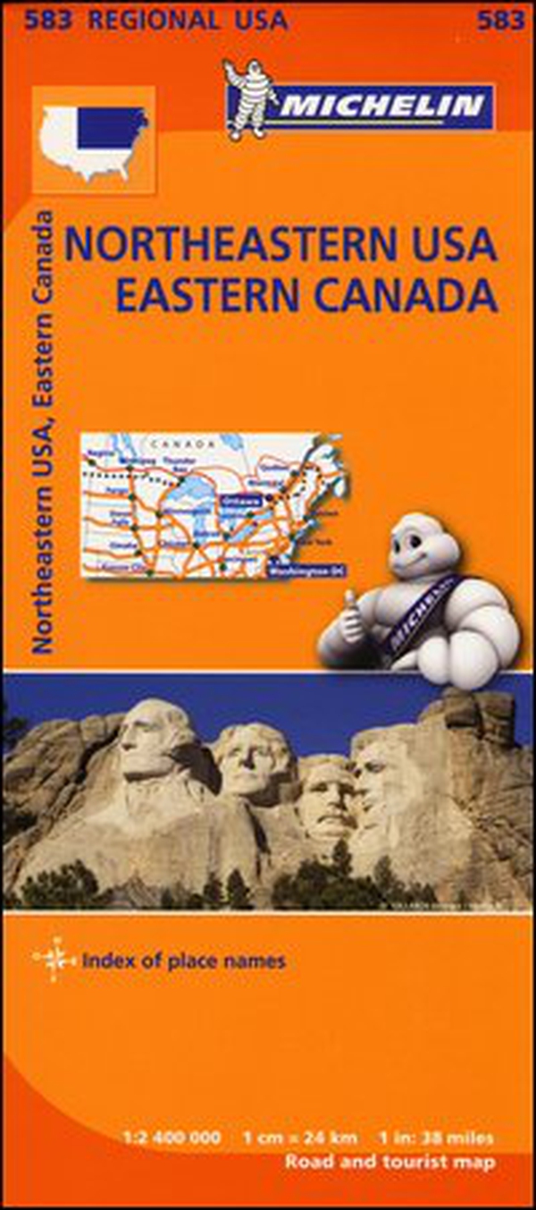Northeastern USA, Eastern Canada 1:2.400.000 - Librerie.coop Northeastern USA, Eastern Canada 1:2.400.000 - Librerie.coop
