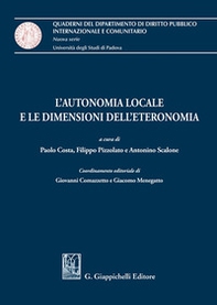 L'autonomia locale e le dimensioni dell'eteronomia - Librerie.coop
