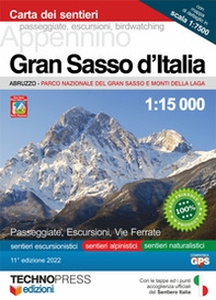 Gran Sasso d'Italia. Carta dei sentieri 1:15.000 - Librerie.coop Gran Sasso d'Italia. Carta dei sentieri 1:15.000 - Librerie.coop