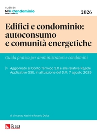 Edifici e condominio: autoconsumo e comunità energetiche - Librerie.coop