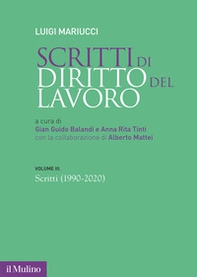 Scritti di diritto del lavoro - Vol. 3 - Librerie.coop