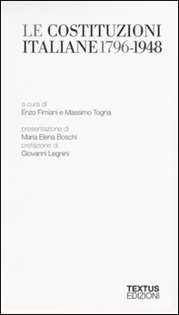 Le Costituzioni italiane (1796-1948) - Librerie.coop