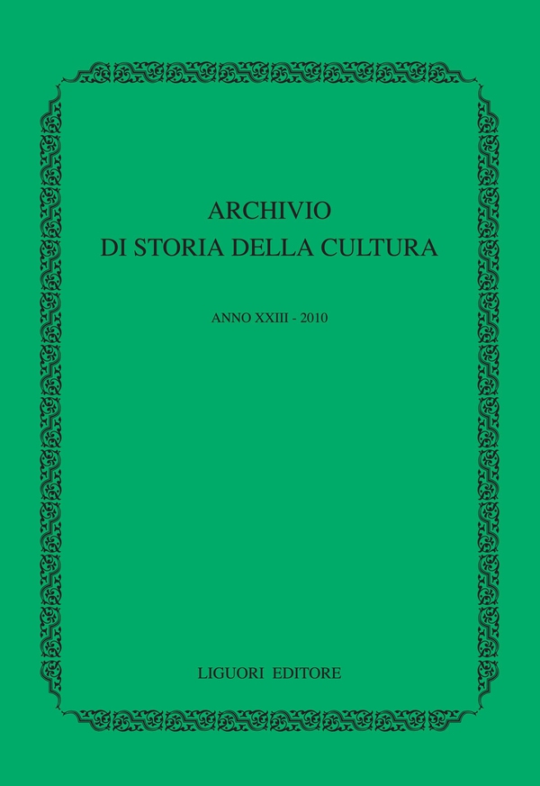 Archivio di storia della cultura - Librerie.coop Archivio di storia della cultura - Librerie.coop