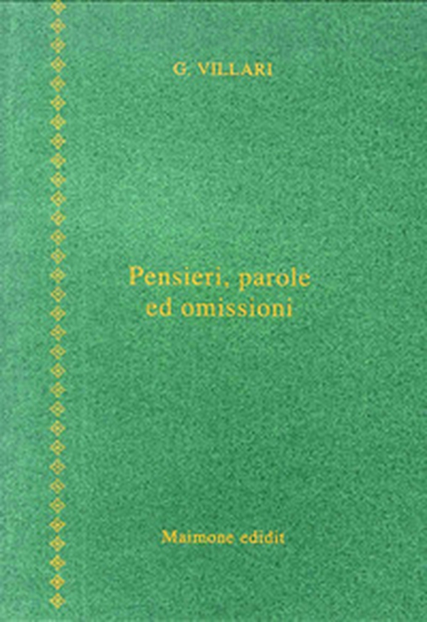 Pensieri, parole ed omissioni - Librerie.coop