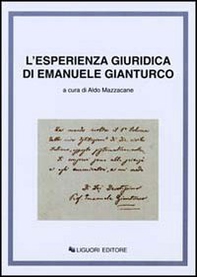 L'esperienza giuridica di Emanuele Gianturco - Librerie.coop