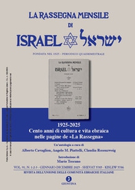La rassegna mensile di Israel - Vol. 91 - Librerie.coop