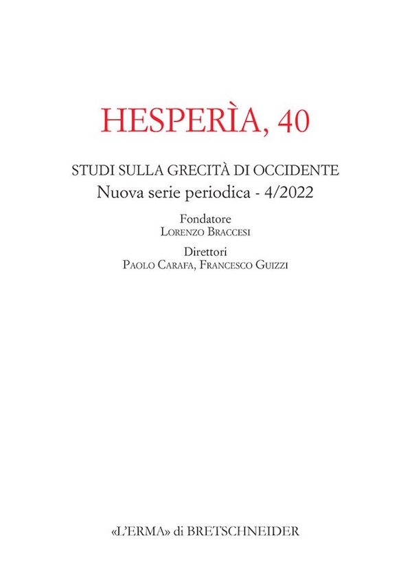 Hesperìa, 40. Nuova serie periodica - 4/2022 - Librerie.coop