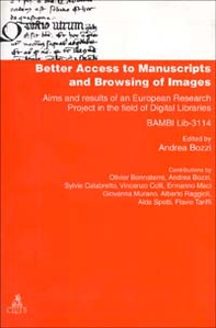Better access to manuscripts and browsing of images. Aims and results of an european research project in the field of digital libraries (Bambi Lib. -3114) - Librerie.coop