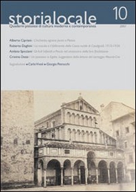 Storia locale. Quaderni pistoiesi di cultura moderna e contemporanea - Librerie.coop