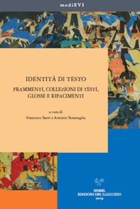 Identità di testo. Frammenti, collezioni di testi, glosse e rifacimenti - Librerie.coop