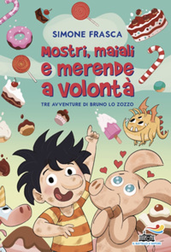 Mostri, maiali e merende a volontà. Tre avventure di Bruno lo zozzo. Stampatello minuscolo a leggibilità facilitata - Librerie.coop