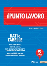 Il Punto Lavoro 5/2026 - Dati e tabelle - Librerie.coop
