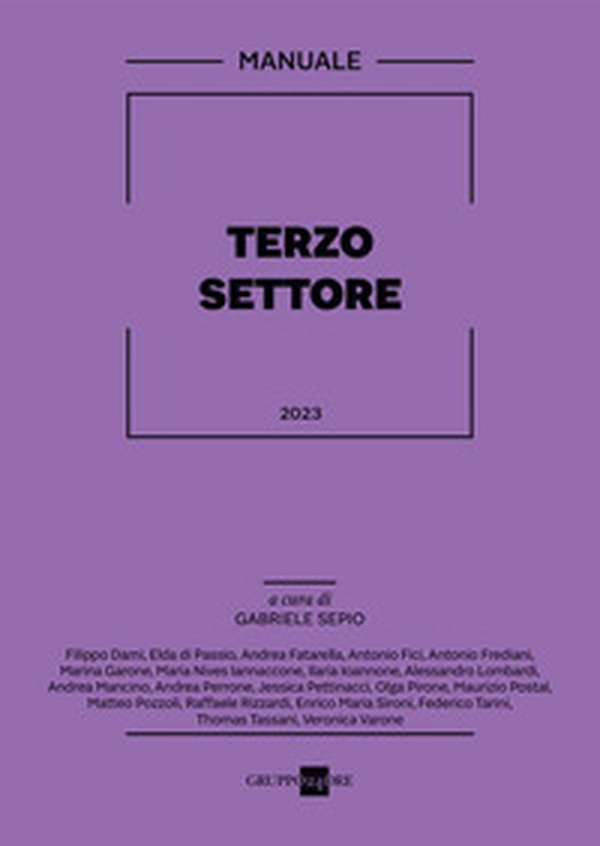 Terzo settore. Manuale 2023 - Librerie.coop Terzo settore. Manuale 2023 - Librerie.coop