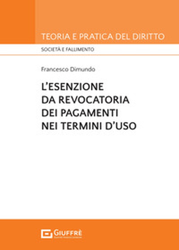 L'esenzione da revocatoria dei pagamenti nei termini d'uso - Librerie.coop