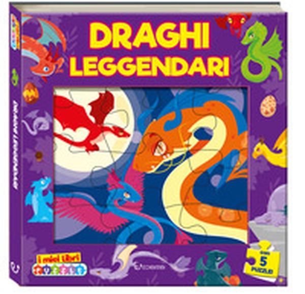 Draghi leggendari. I miei libri puzzle. Ediz. ad alta leggibilità - Librerie.coop
