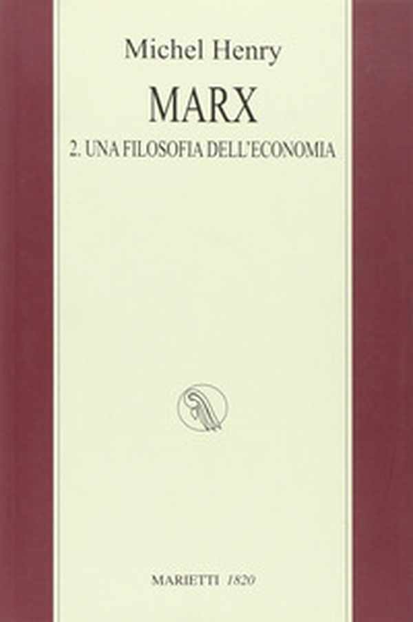 Marx - Vol. 2 - Librerie.coop Marx - Vol. 2 - Librerie.coop