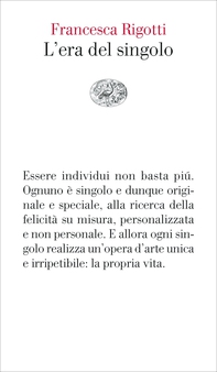 L'era del singolo - Librerie.coop L'era del singolo - Librerie.coop