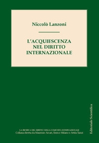 L'acquiescenza nel diritto internazionale - Librerie.coop