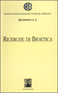 Ricerche di bioetica - Librerie.coop Ricerche di bioetica - Librerie.coop