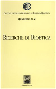 Ricerche di bioetica - Librerie.coop