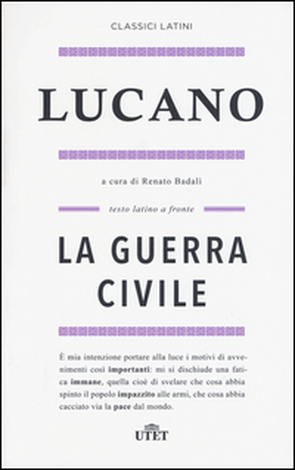 La guerra civile. Testo latino a fronte - Librerie.coop La guerra civile. Testo latino a fronte - Librerie.coop