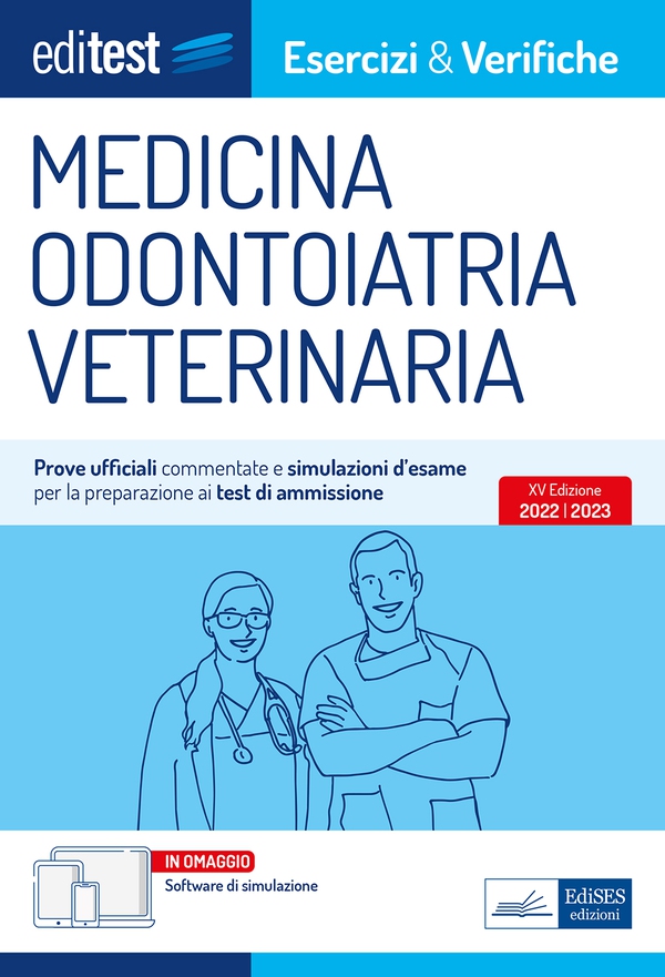 Test Medicina 2022: simulazioni e prove ufficiali. Con software in omaggio. Valido anche per Odontoiatria e Veterinaria - Librerie.coop Test Medicina 2022: simulazioni e prove ufficiali. Con software in omaggio. Valido anche per Odontoiatria e Veterinaria - Librerie.coop