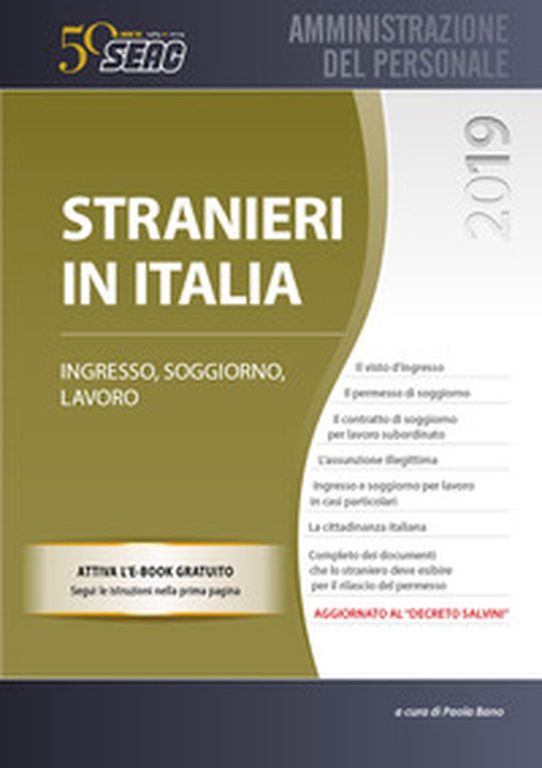 Stranieri in Italia. Ingresso, soggiorno e lavoro - Librerie.coop