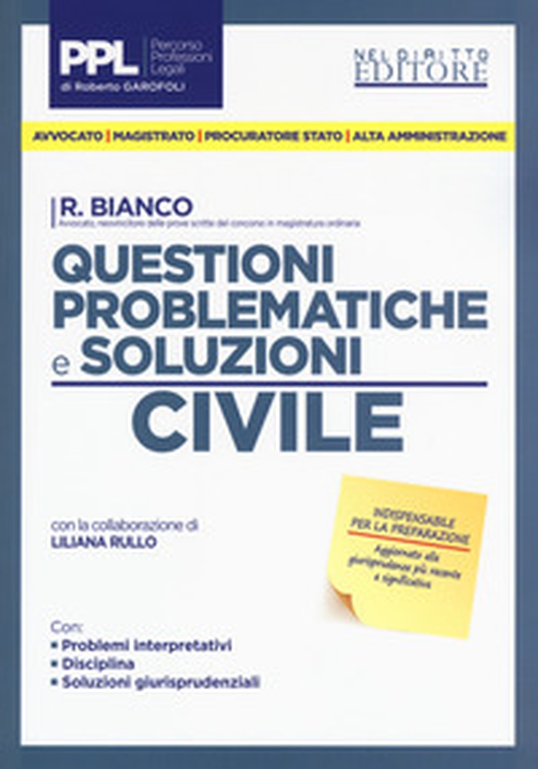 Questioni problematiche e soluzioni. Civile - Librerie.coop Questioni problematiche e soluzioni. Civile - Librerie.coop