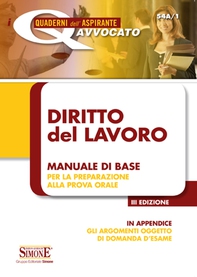 I quaderni dell’Aspirante Avvocato - Diritto del Lavoro - Librerie.coop