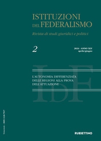 Istituzioni del federalismo. Rivista di studi giuridici e politici - Vol. 2 - Librerie.coop Istituzioni del federalismo. Rivista di studi giuridici e politici - Vol. 2 - Librerie.coop