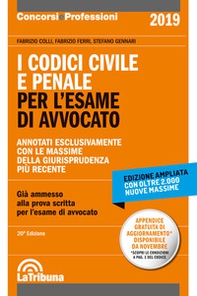 I codici civile e penale. Per l'esame di avvocato - Librerie.coop