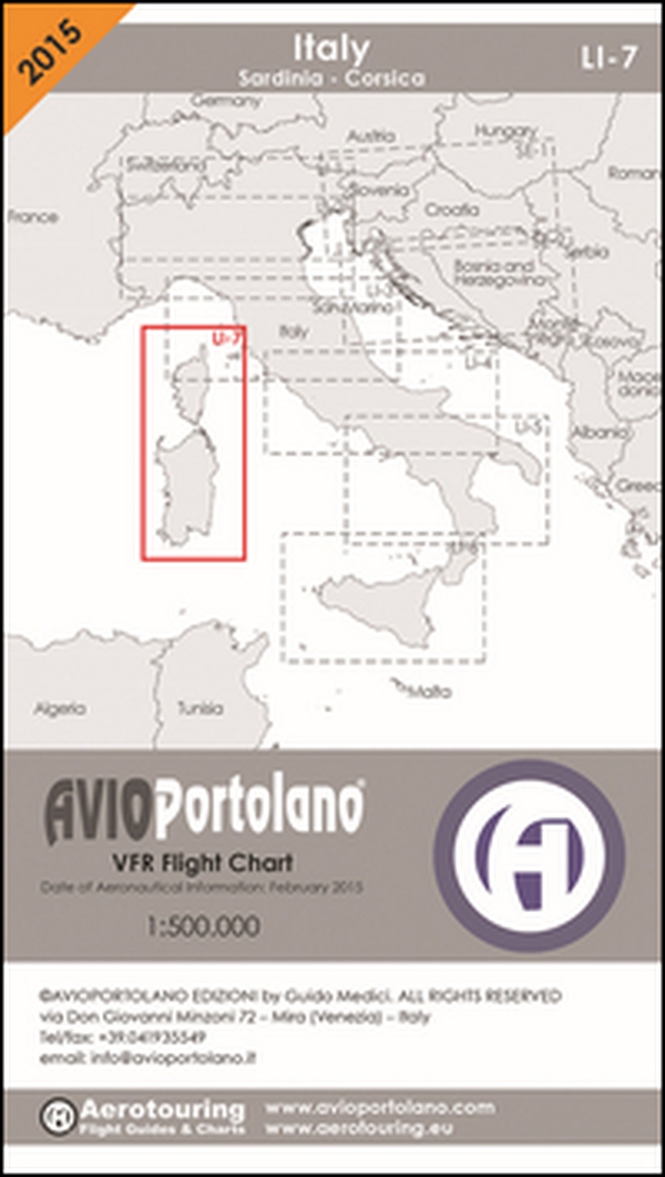 Avioportolano. VFR flight chart LI 7 Italy Sardinia-Corsica. ICAO annex 4 - EU-Regulations compliant. Ediz. italiana e inglese - Librerie.coop Avioportolano. VFR flight chart LI 7 Italy Sardinia-Corsica. ICAO annex 4 - EU-Regulations compliant. Ediz. italiana e inglese - Librerie.coop