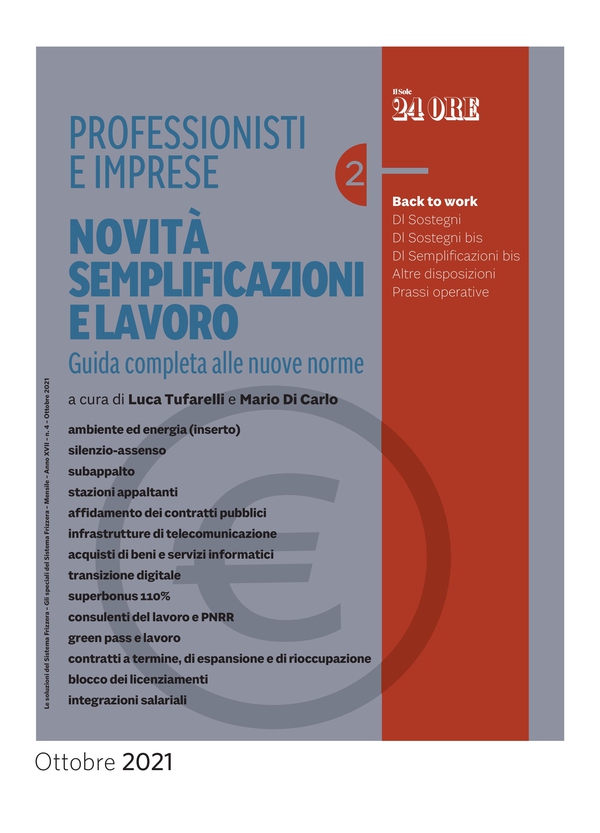 Professionisti e imprese. NOVITA' SEMPLIFICAZIONI E LAVORO - Librerie.coop Professionisti e imprese. NOVITA' SEMPLIFICAZIONI E LAVORO - Librerie.coop