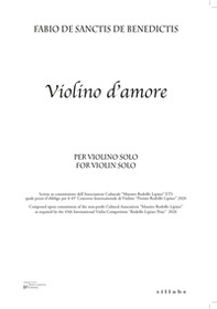 Violino d'amore per violino-Solo for violin solo - Librerie.coop