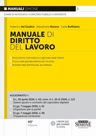 Manuale di diritto del lavoro - Librerie.coop