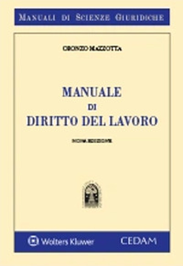 Manuale di diritto del lavoro - Librerie.coop Manuale di diritto del lavoro - Librerie.coop