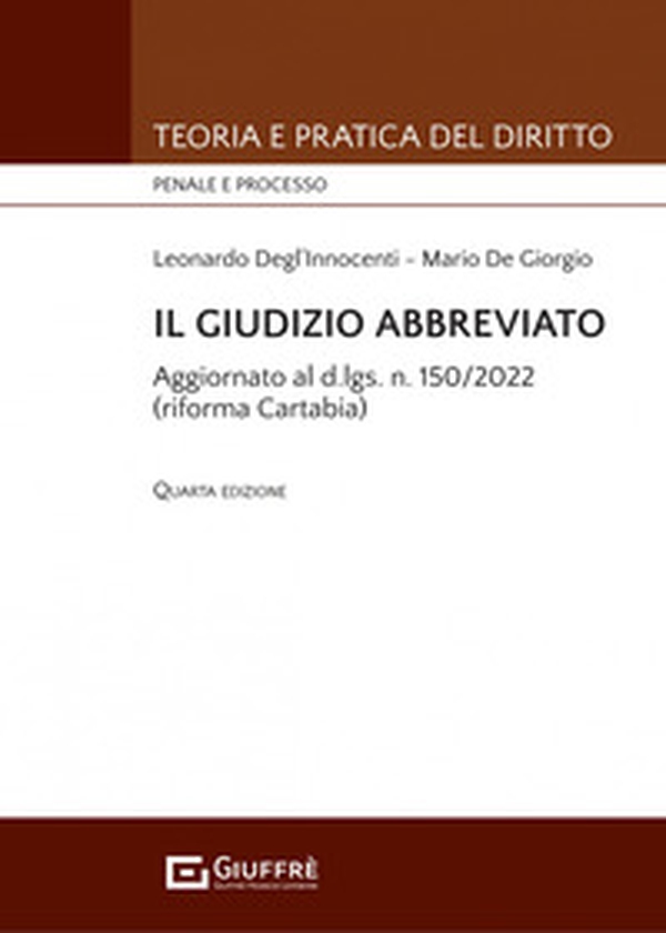 Il giudizio abbreviato - Librerie.coop Il giudizio abbreviato - Librerie.coop