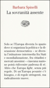 La sovranità assente - Librerie.coop La sovranità assente - Librerie.coop
