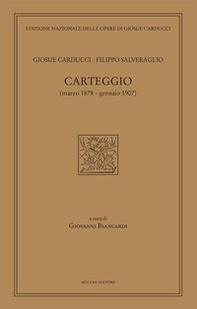 Carteggio (marzo 1878-gennaio 1907) - Librerie.coop Carteggio (marzo 1878-gennaio 1907) - Librerie.coop