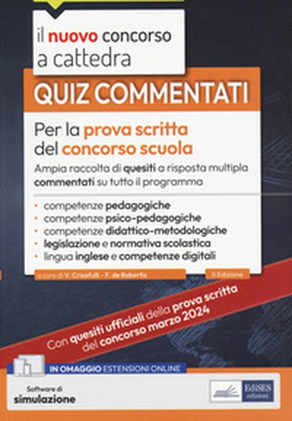 Quiz commentati per la prova scritta del concorso scuola - Librerie.coop Quiz commentati per la prova scritta del concorso scuola - Librerie.coop