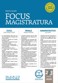 Focus magistratura. Concorso magistratura 2020: Civile, penale, amministrativo - Librerie.coop